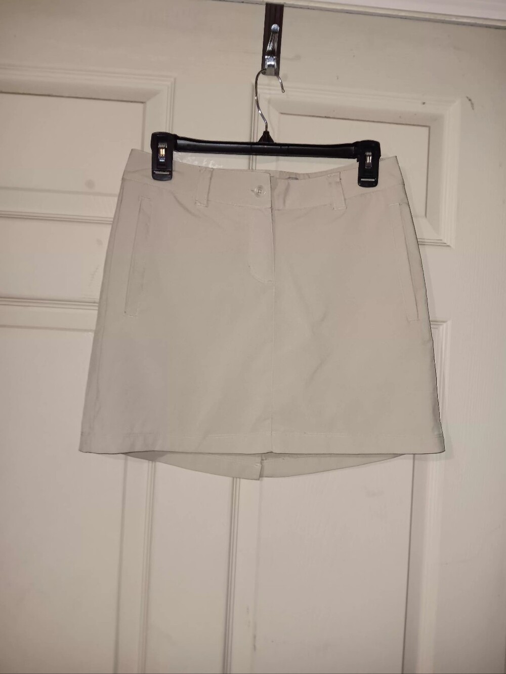 Champion Kakhi Golf Skort Pockets Flat Front Sz 2